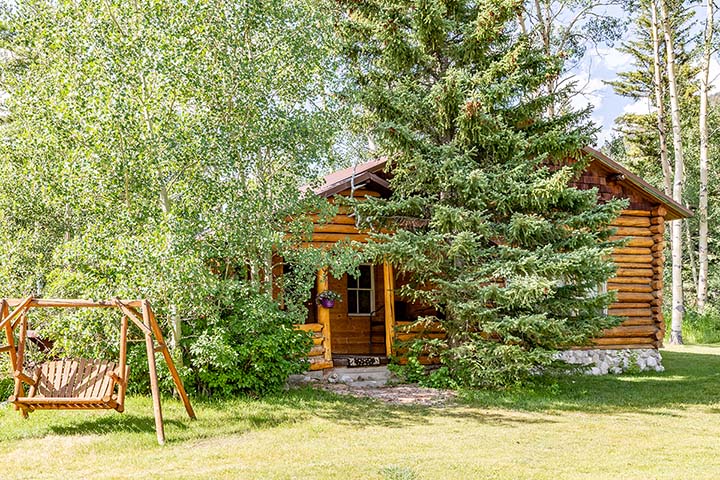 Cabin Colt 45 Cover - Triple J Wilderness Ranch, Augusta, Montana Colt 45 Cabin