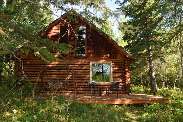Cabin Wilderness Cover - Triple J Wilderness Ranch, Augusta, Montana Wilderness Cabin